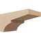 Ekena Millwork 5"W x 10"D x 5"H Wide Monterey Rough Cedar Woodgrain TimberThane Corbel, Primed Tan CORUR05X10X05MONRCPR - alternate 1